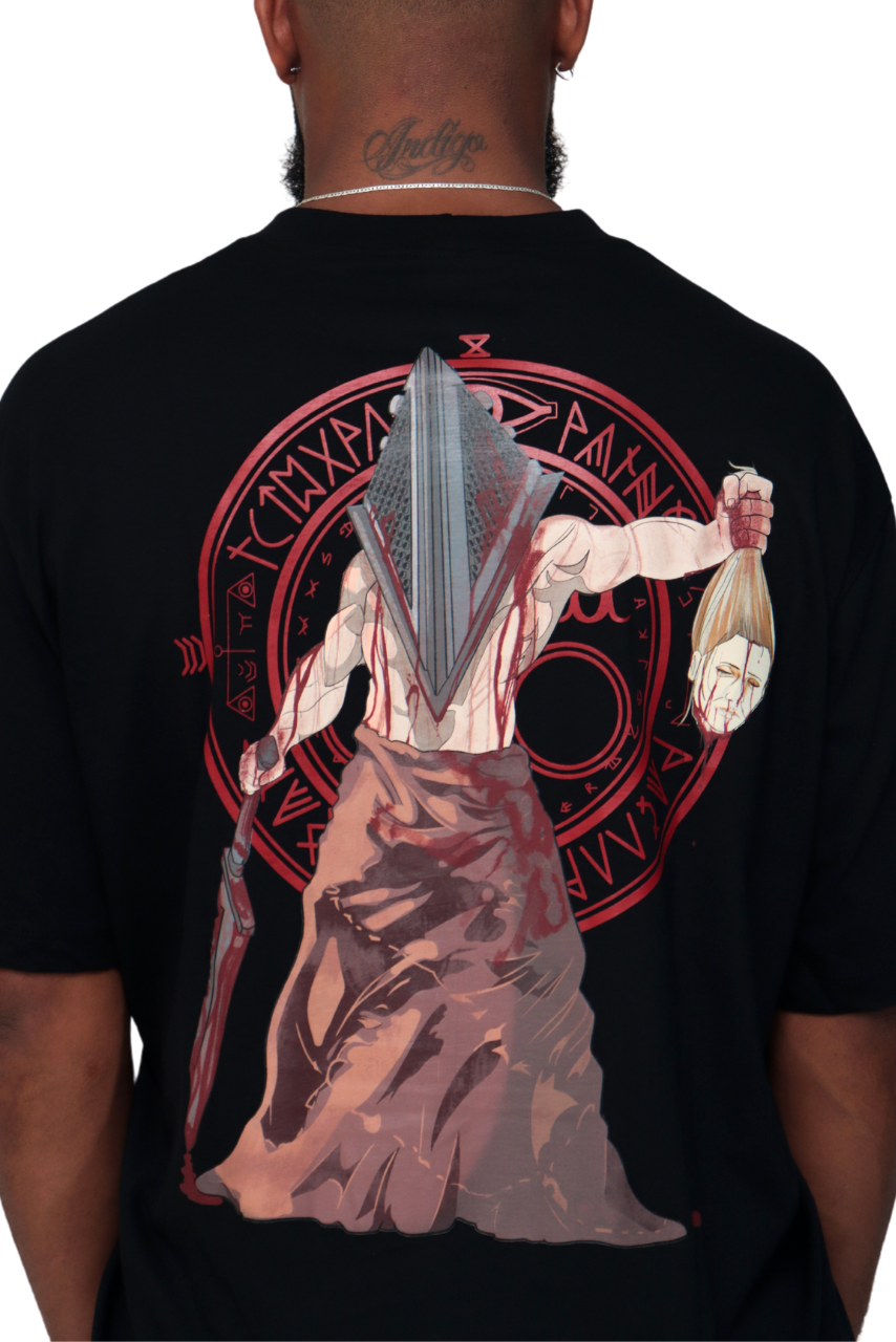 Camiseta Unissex Oversized Pyramid Head
