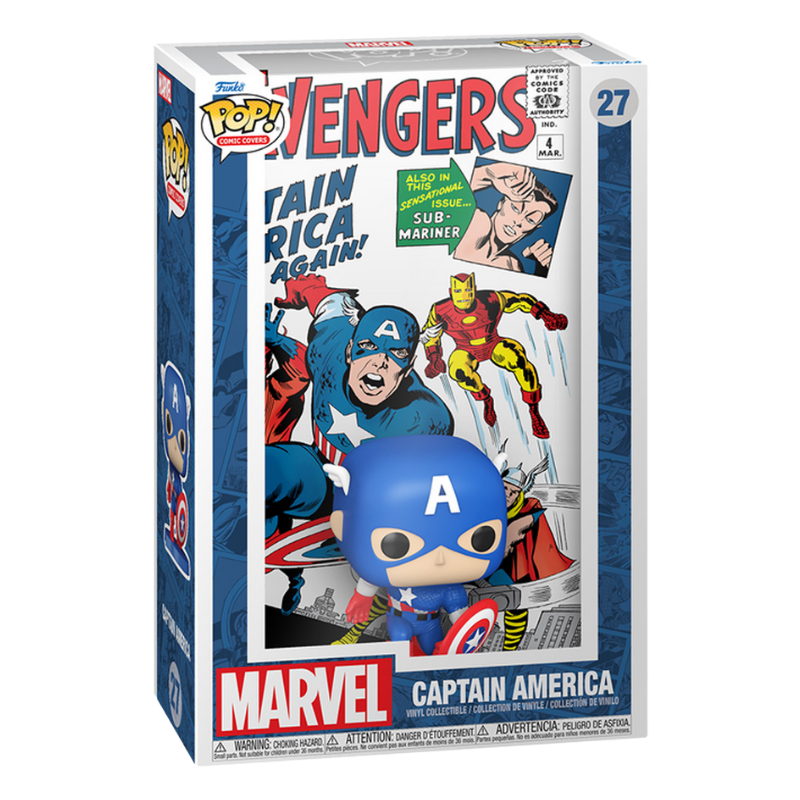 Funko Pop Comic Covers Marvel 27 Captain America