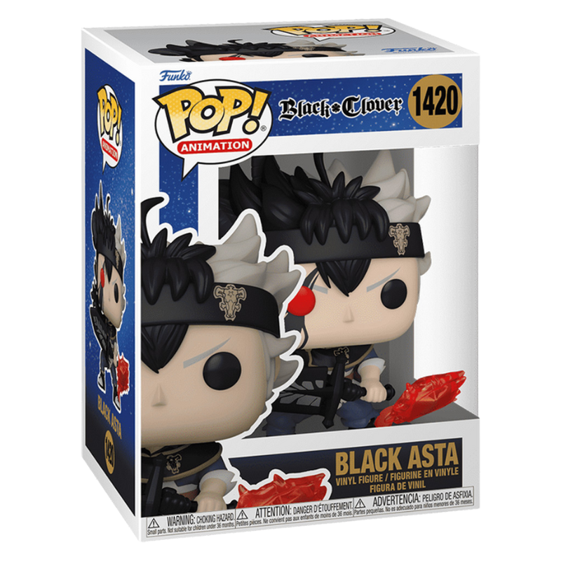 Funko Pop Black Asta 1420 (Black Clover)