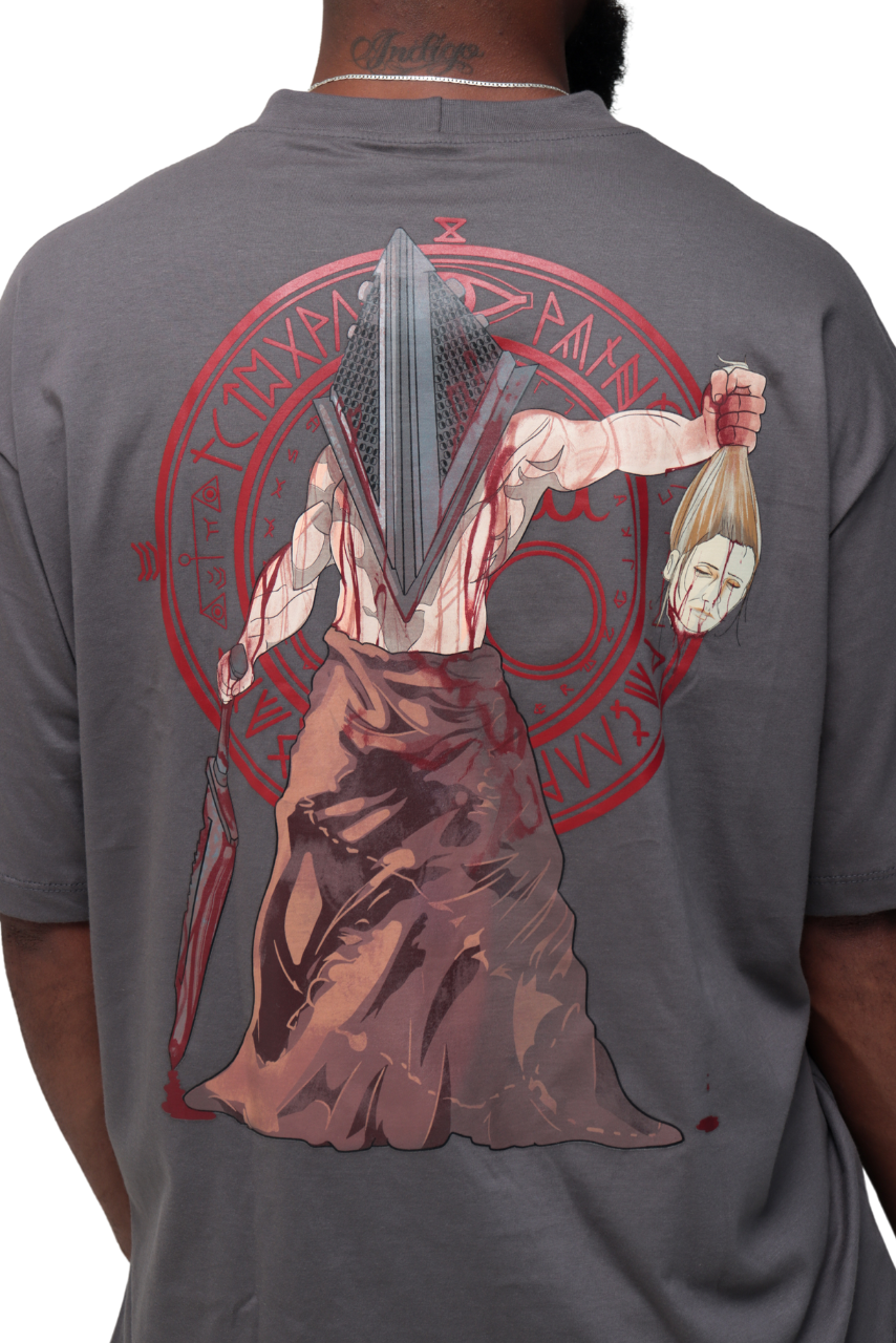 Camiseta Unissex Oversized Pyramid Head