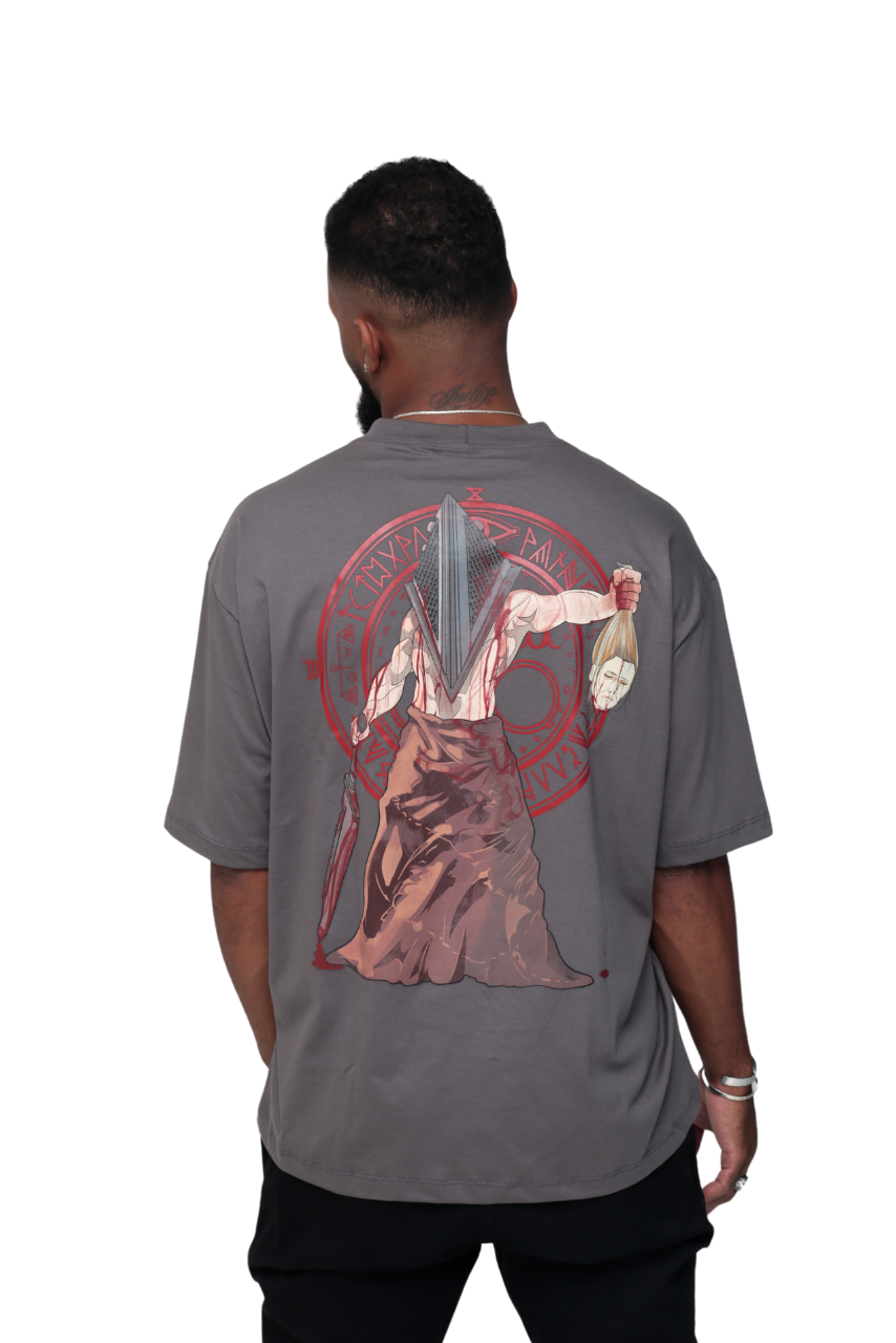 Camiseta Unissex Oversized Pyramid Head