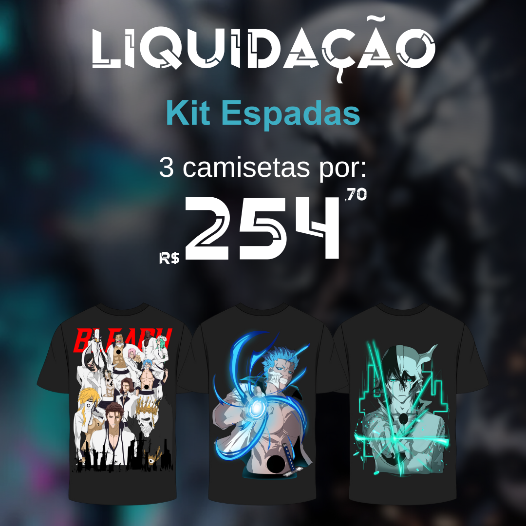 (LIQUIDAÇÃO) Kit espadas - Espadas, Ulquiorra e Grimmjow