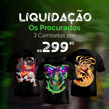(LIQUIDAÇÃO) Os procurados - Luffy, Zoro e Ace