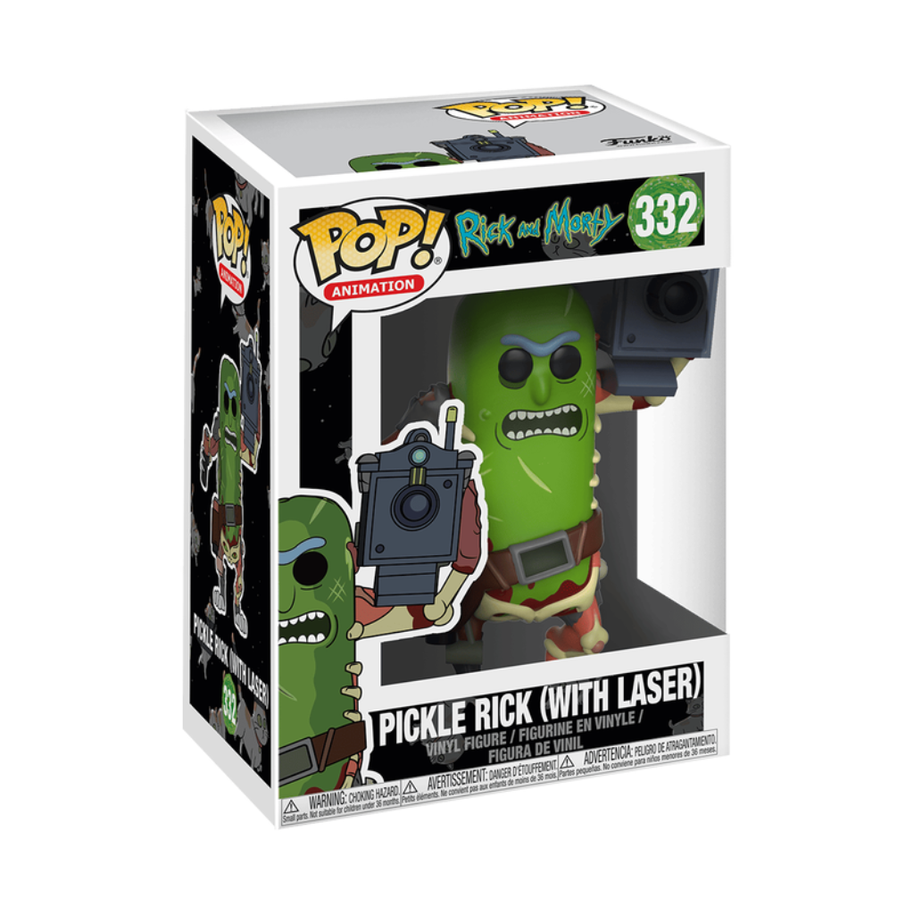 Funko Pop Rick and Morty Pickle Rick with Laser 332