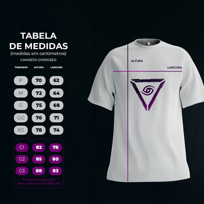 Camiseta Off White Unissex Boxy Oversized Kurama